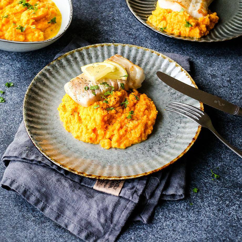 Möhrenpüree mit Kabeljau - Rezepte Prep & Cook | Krups