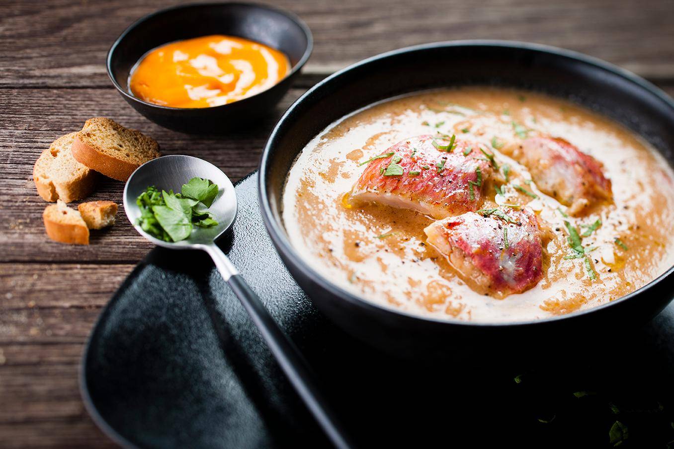 Fischsuppe, Rotbarben Dornhai - Rezepte Cookeo | Krups