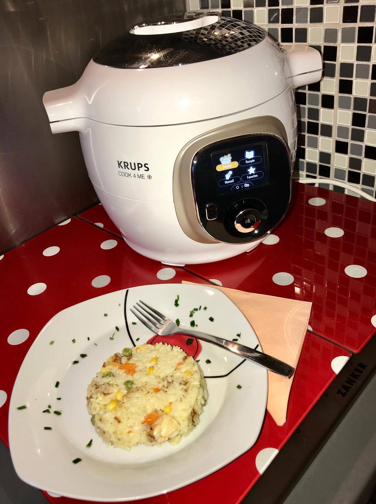 Hänchen-Gemüse-Sahne-Risotto - Rezepte Cookeo | Krups