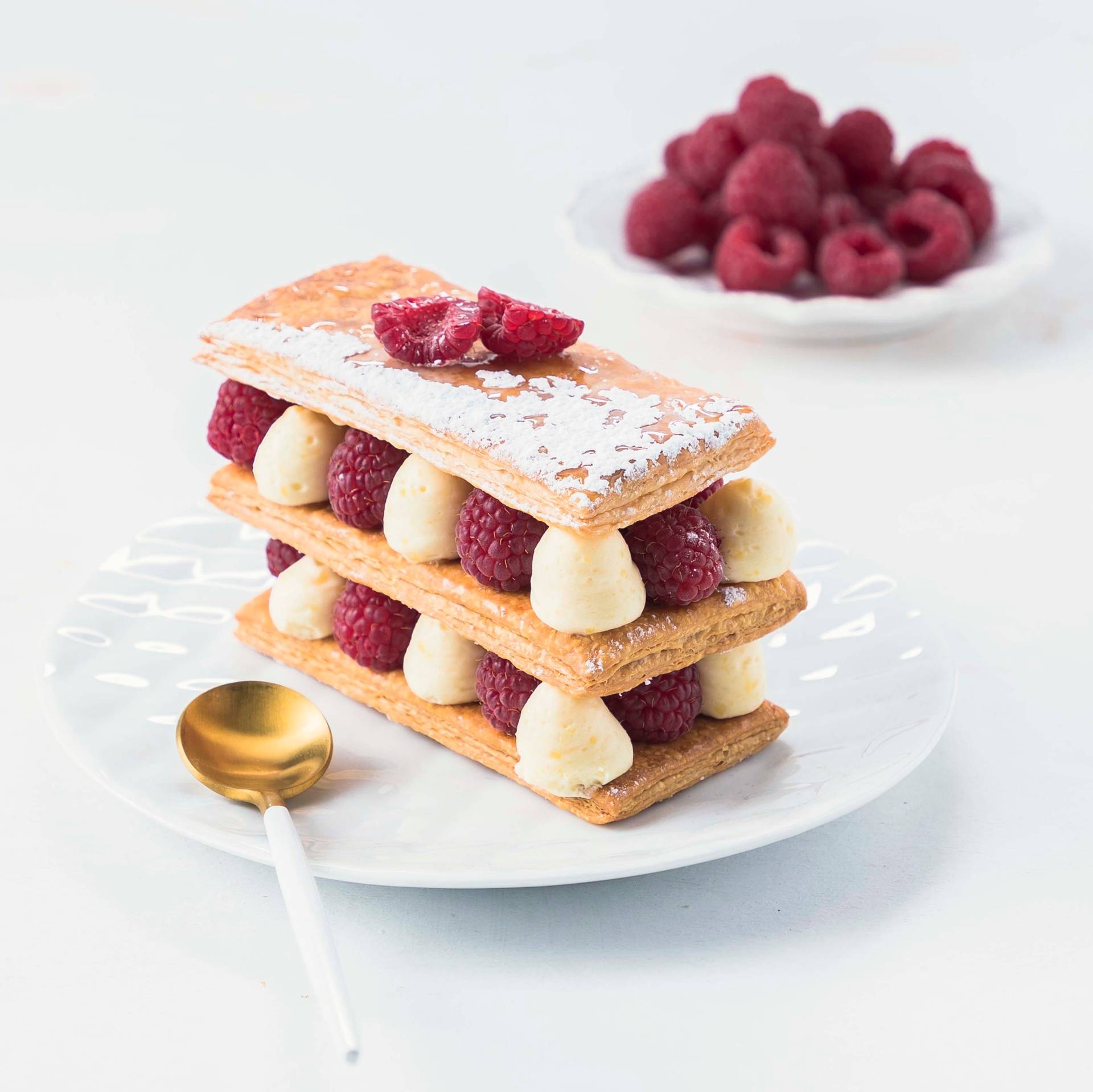 Vanille-Himbeer-Millefeuille - Rezepte Kitchen Machines Touch/Touch + | Krups