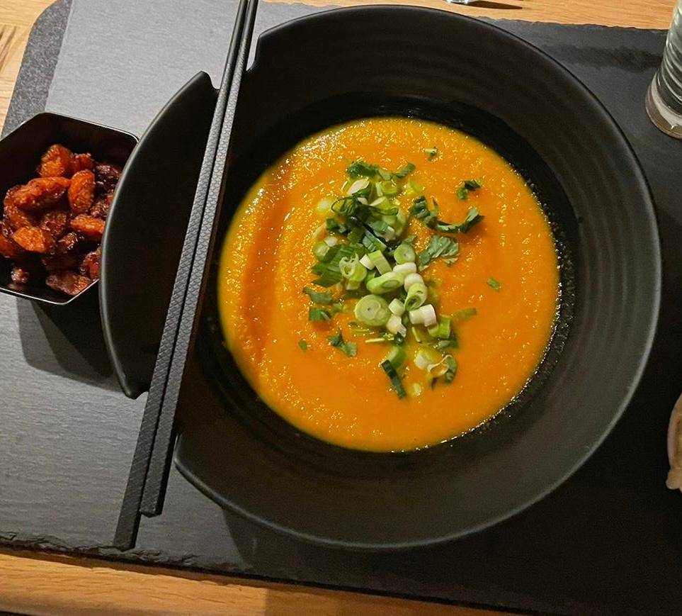 Karottensuppe mit Chorizo (und weiteren verschiedenen Toppings) - Rezepte Prep & Cook XL | Krups