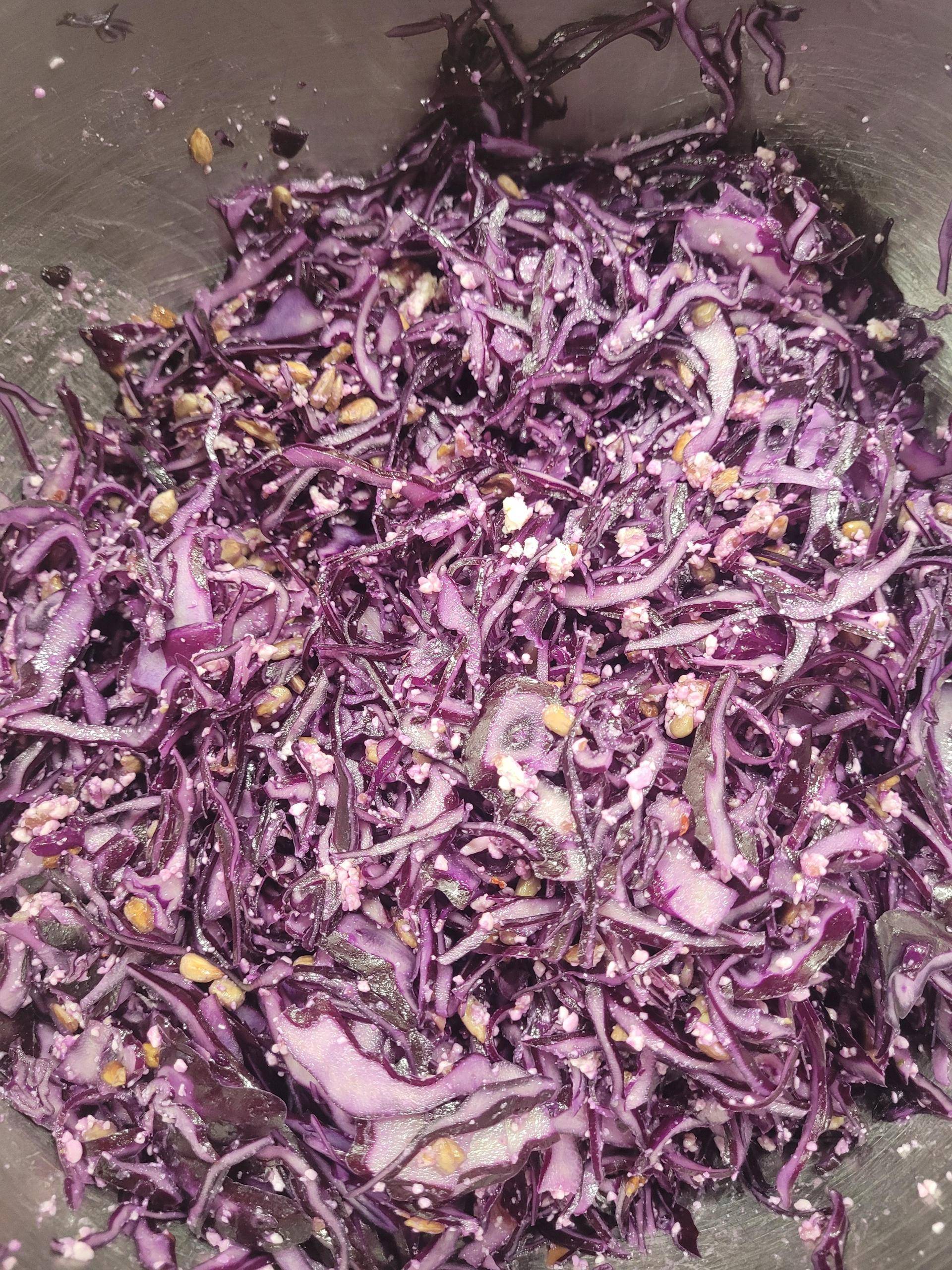 Rotkohl mit Feta und Datteln - Rezepte Prep & Cook Connect XL | Krups