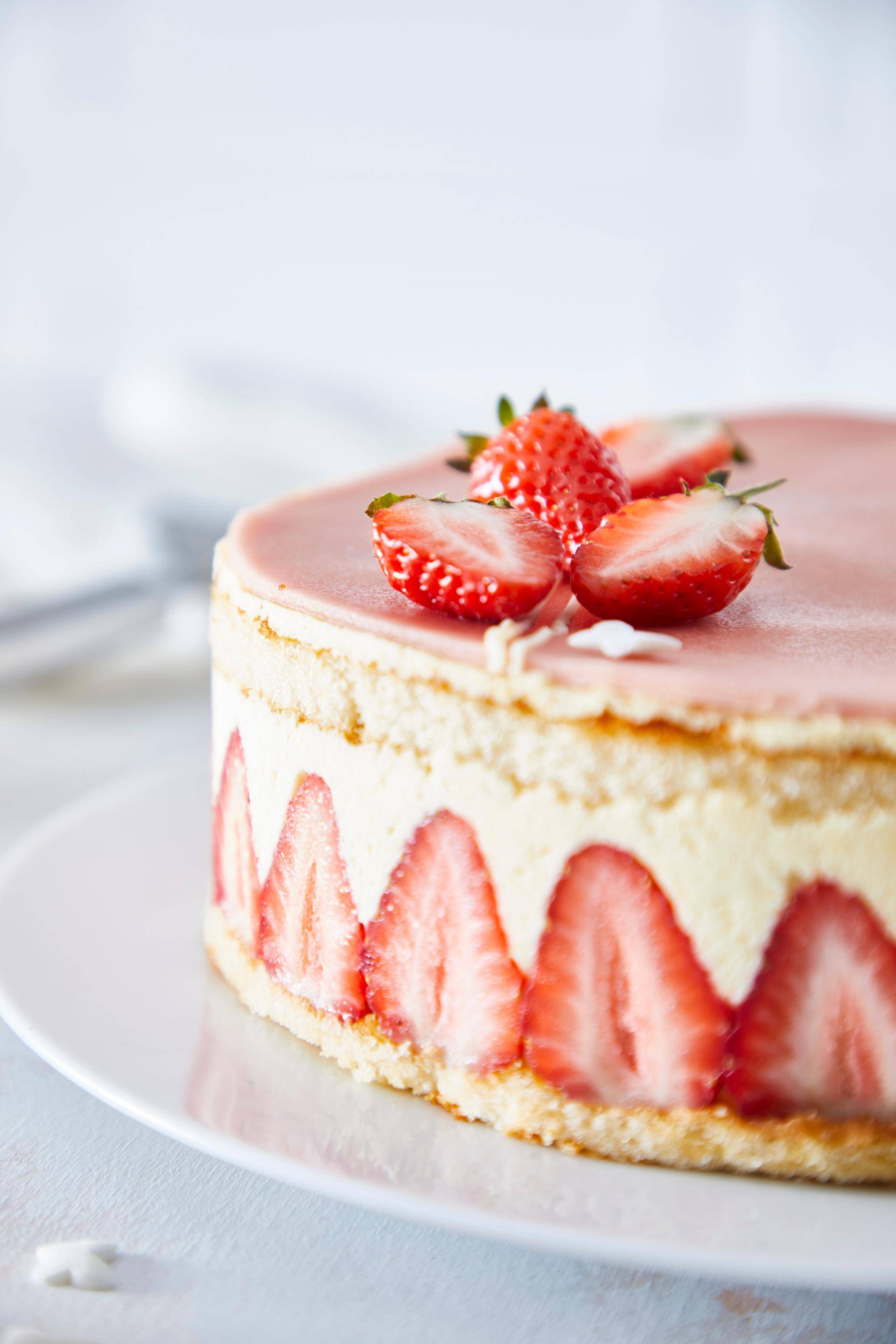 Erdbeer-Sahne-Torte - Rezepte Kitchen Machines Touch/Touch + | Krups