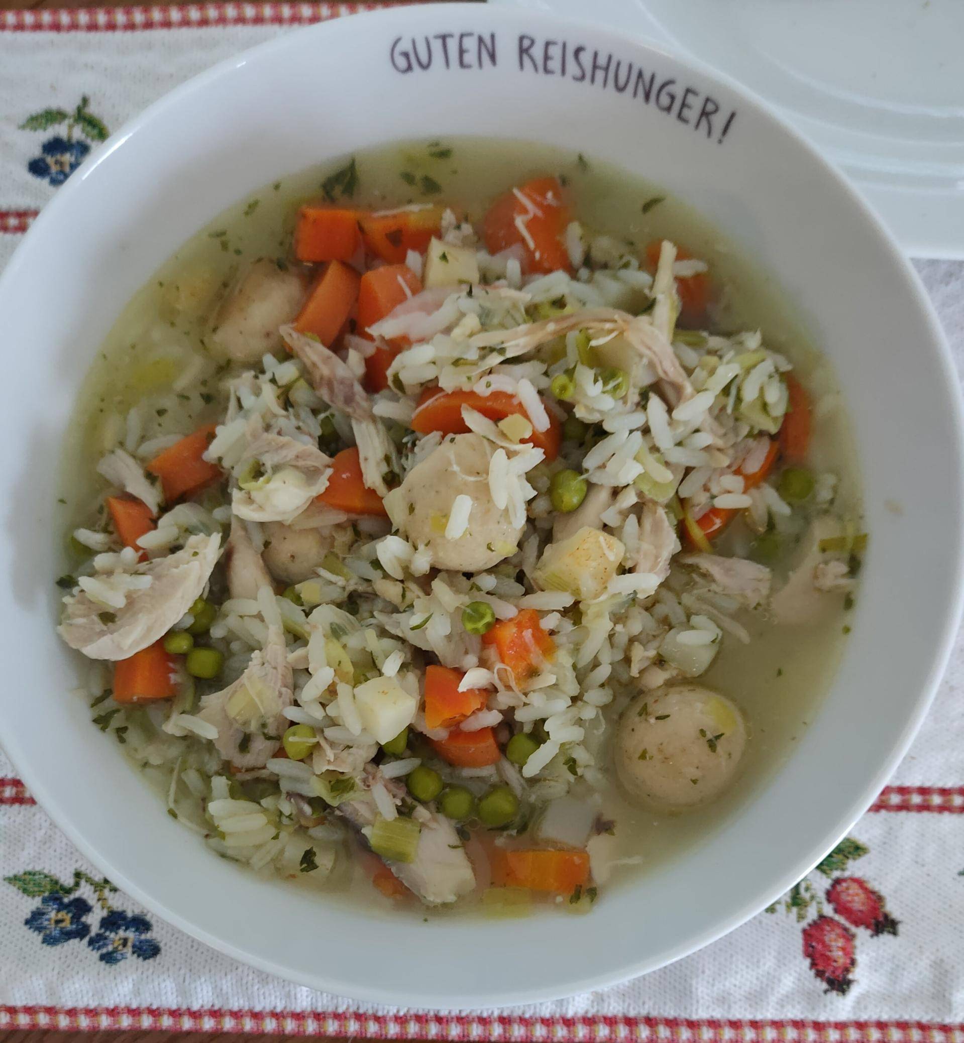 Hühnersuppe mit Reis - Rezepte Prep & Cook | Krups