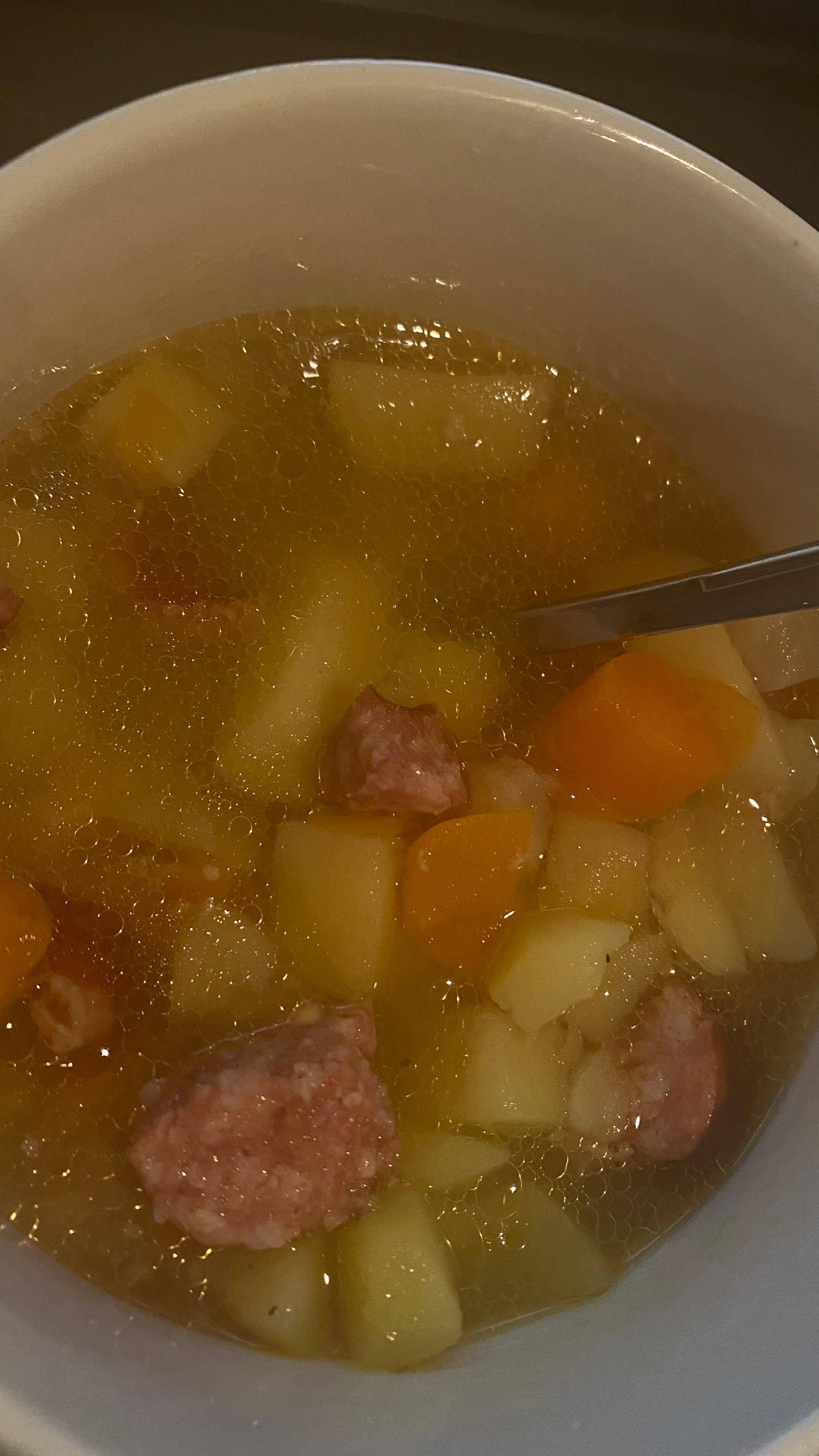 Kartoffelsuppe mit Mettenden - Rezepte Cookeo | Krups