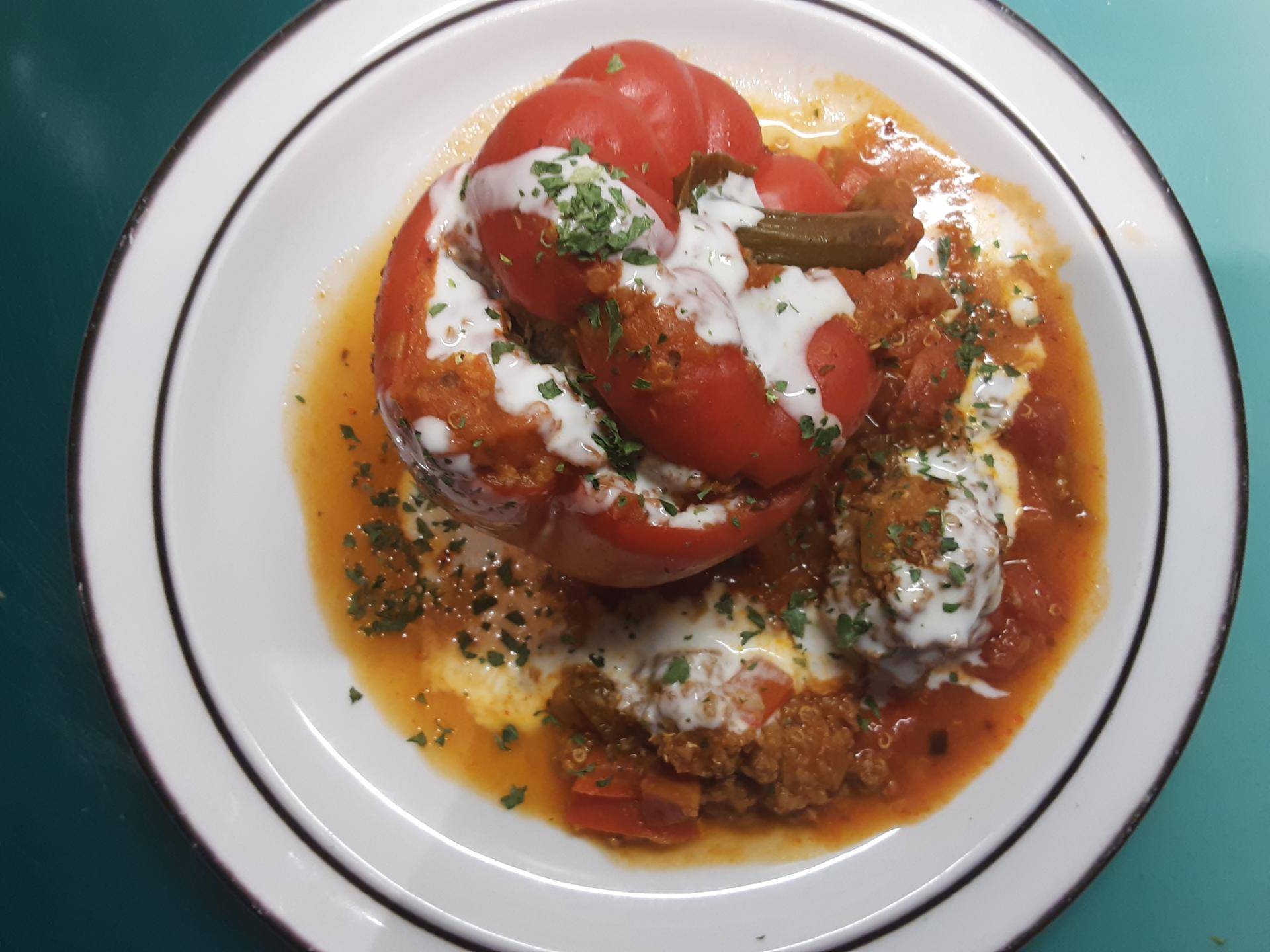 Gefüllte Paprika mit Rinderhack und Quinoa - Rezepte Cookeo | Krups