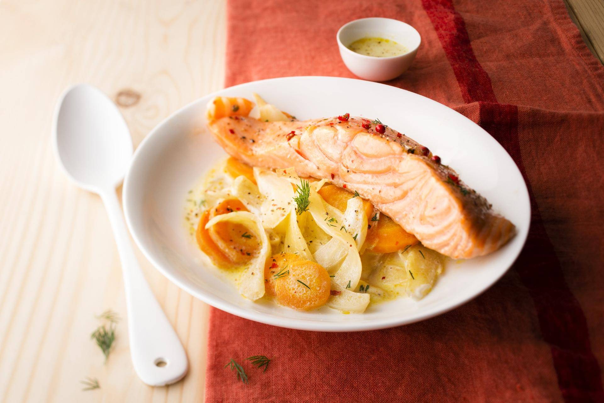 Lachs mit Fenchel-Gemüse - Rezepte Cookeo | Krups