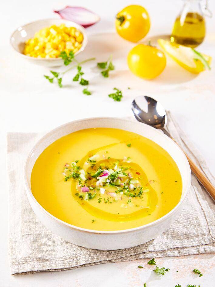 Gekühlte Sommergemüsesuppe - Rezepte Perfectmix + | Krups