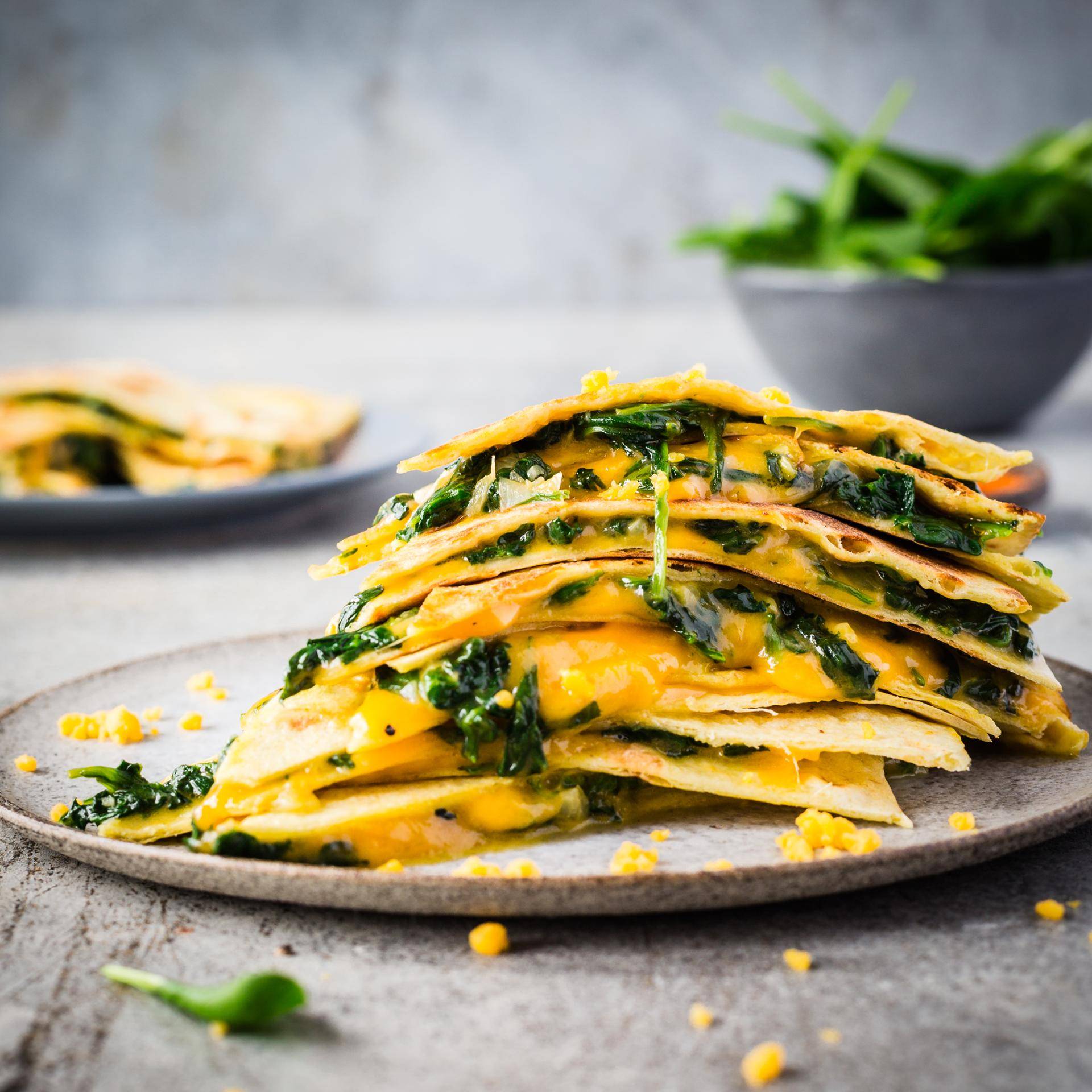 Quesadillas mit Spinat - Rezepte Prep & Cook | Krups