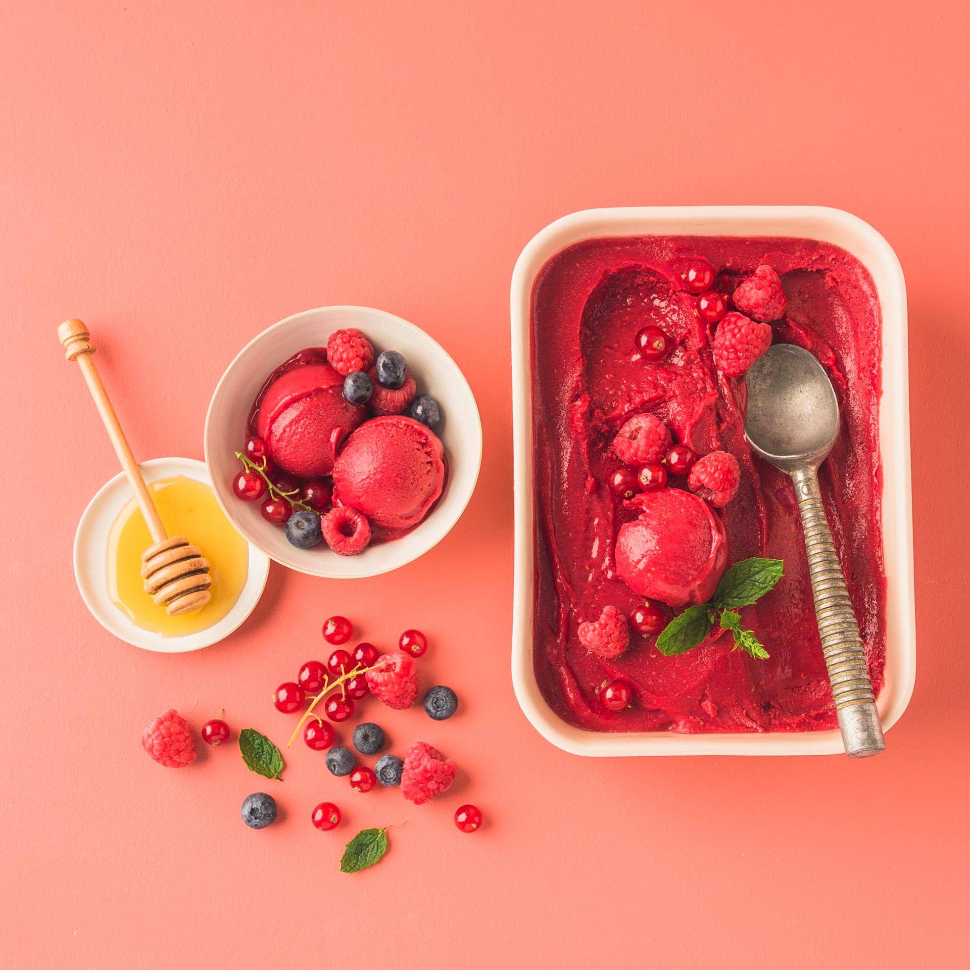 Litschi und rote Beeren Sorbet - Rezepte Perfectmix + | Krups
