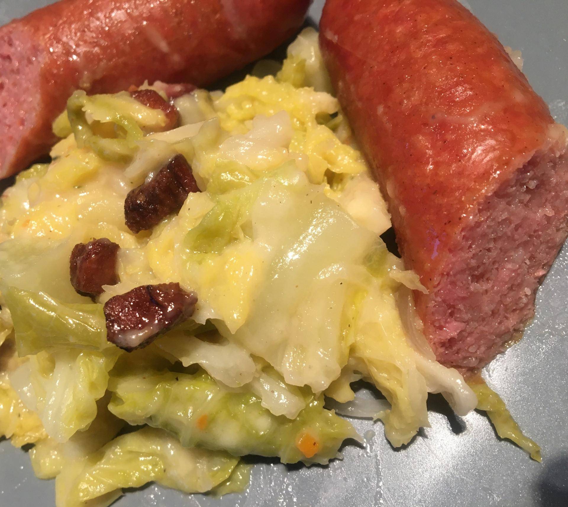 Wirsingtopf mit Specksauce und Mettenden (mit Dampfgaraufsatz) - Rezepte Prep & Cook | Krups