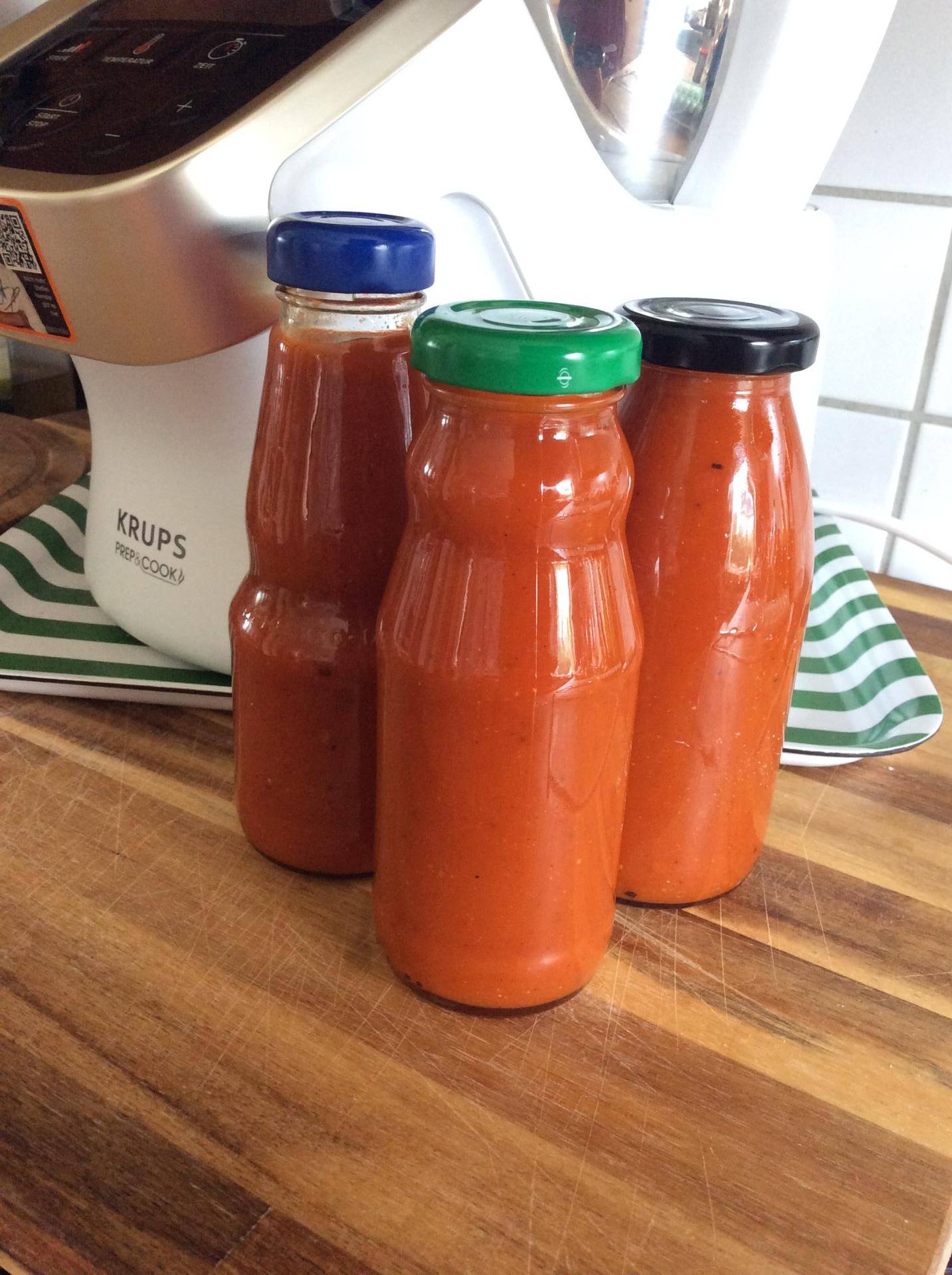 Ketchup „Tomate-Aprikose“ mit Chili - Rezepte Prep & Cook | Krups