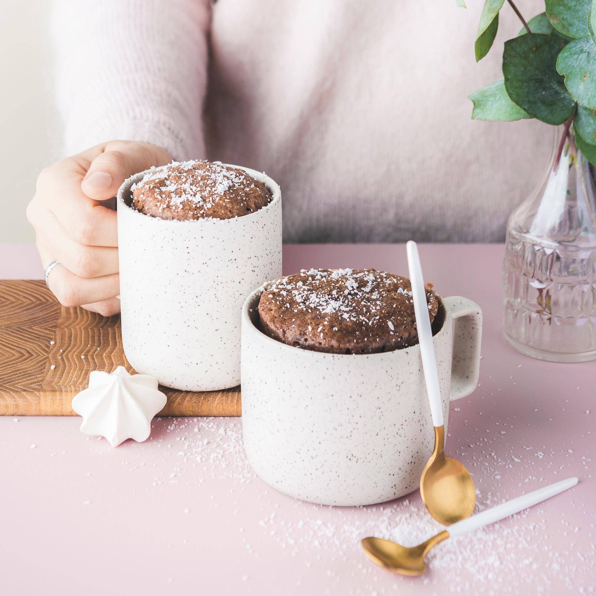 Schokoladen-Kokosnuss-Tassen-Kuchen - Rezepte Prep & Cook | Krups