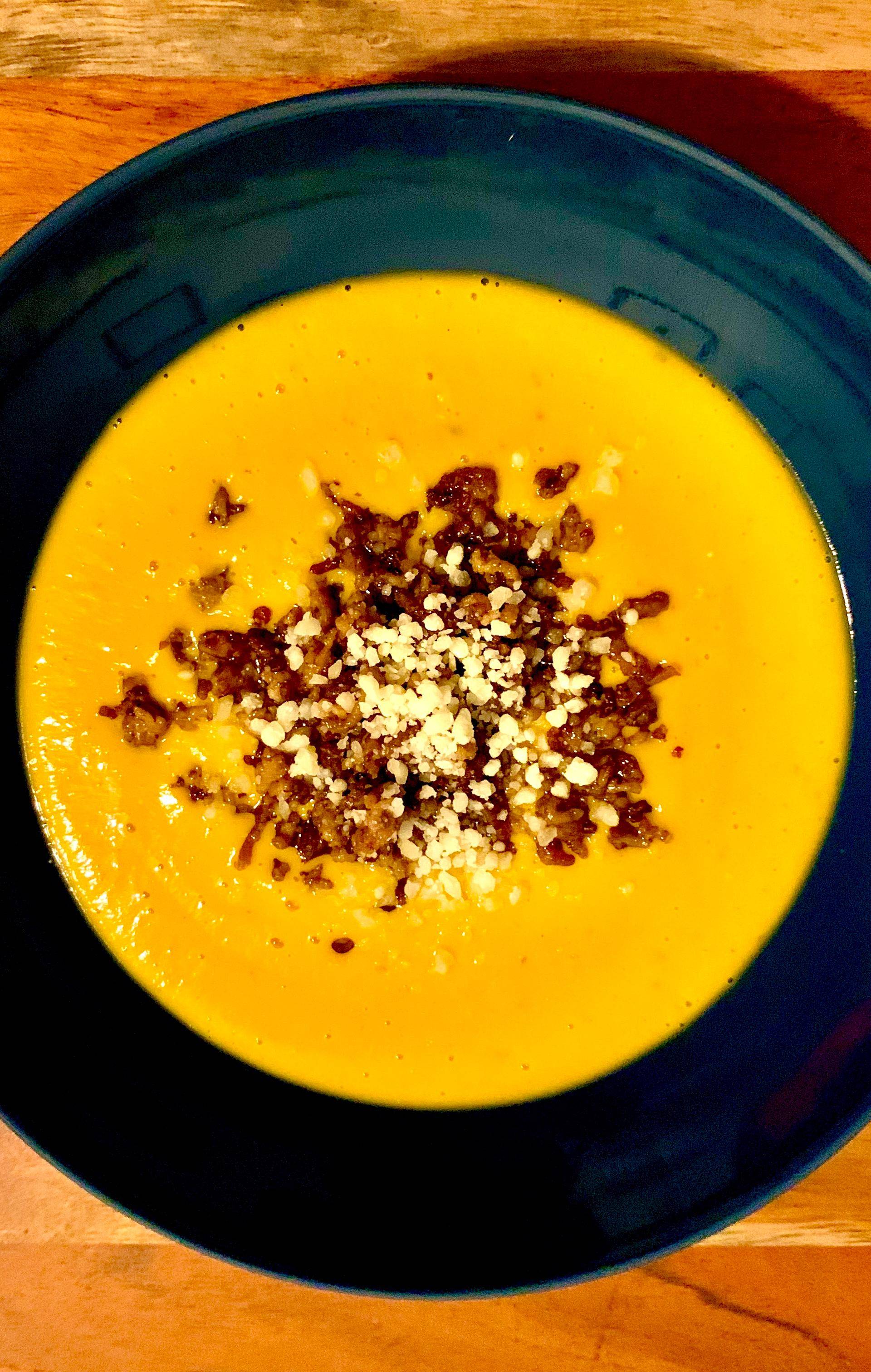 Easy Kürbis-Hack-Suppe mit Kokosmilch - Rezepte Prep &amp; Cook | Krups