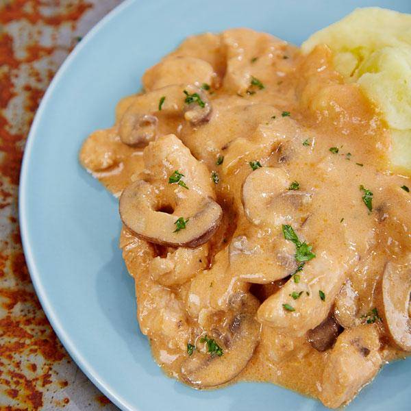 Putengeschnetzeltes mit Champignon-Rahm-Sauce - Rezepte Prep & Cook | Krups