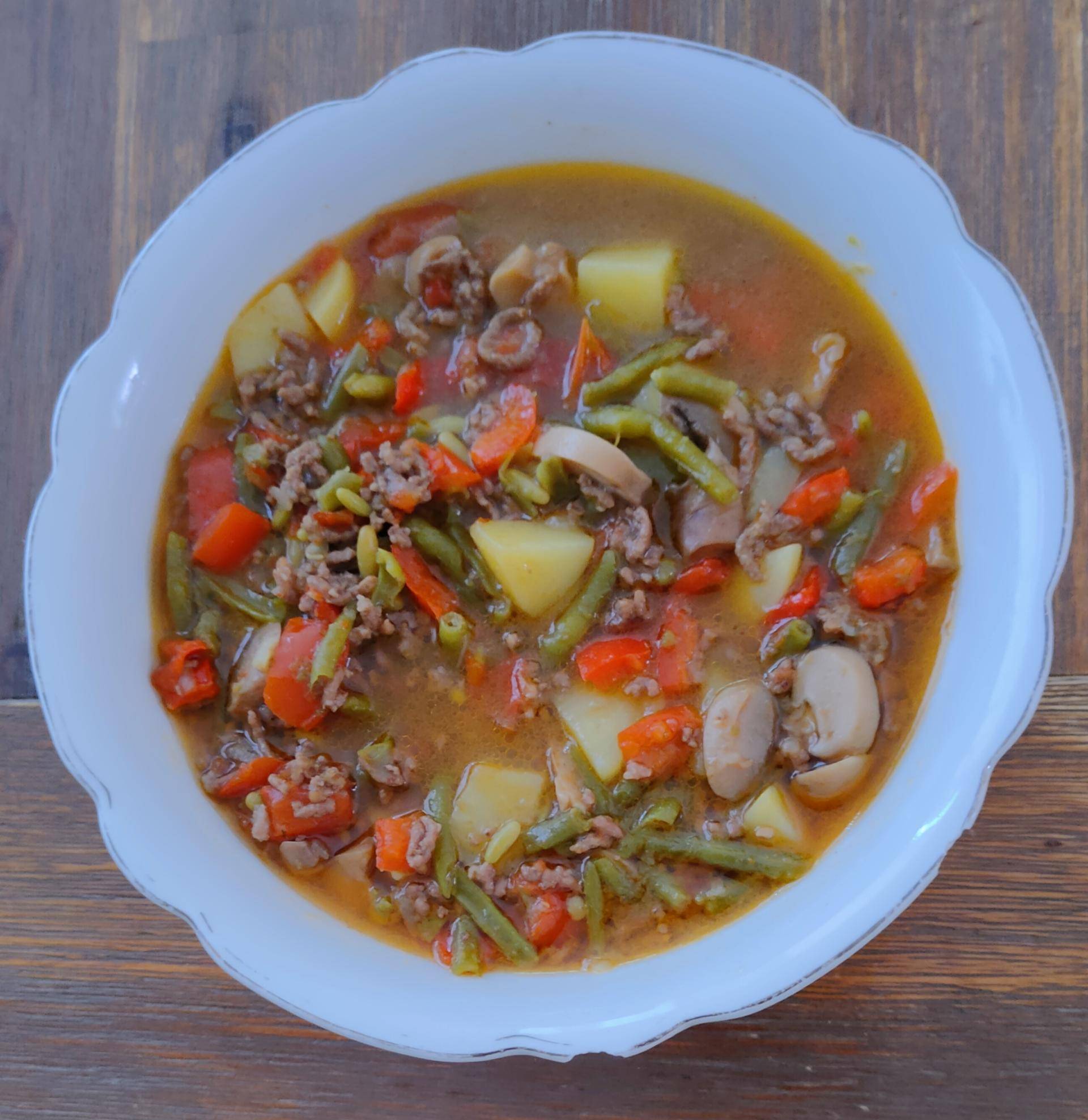 Hackfleischsuppe mit Ajvar - Rezepte Cookeo V3 | Krups