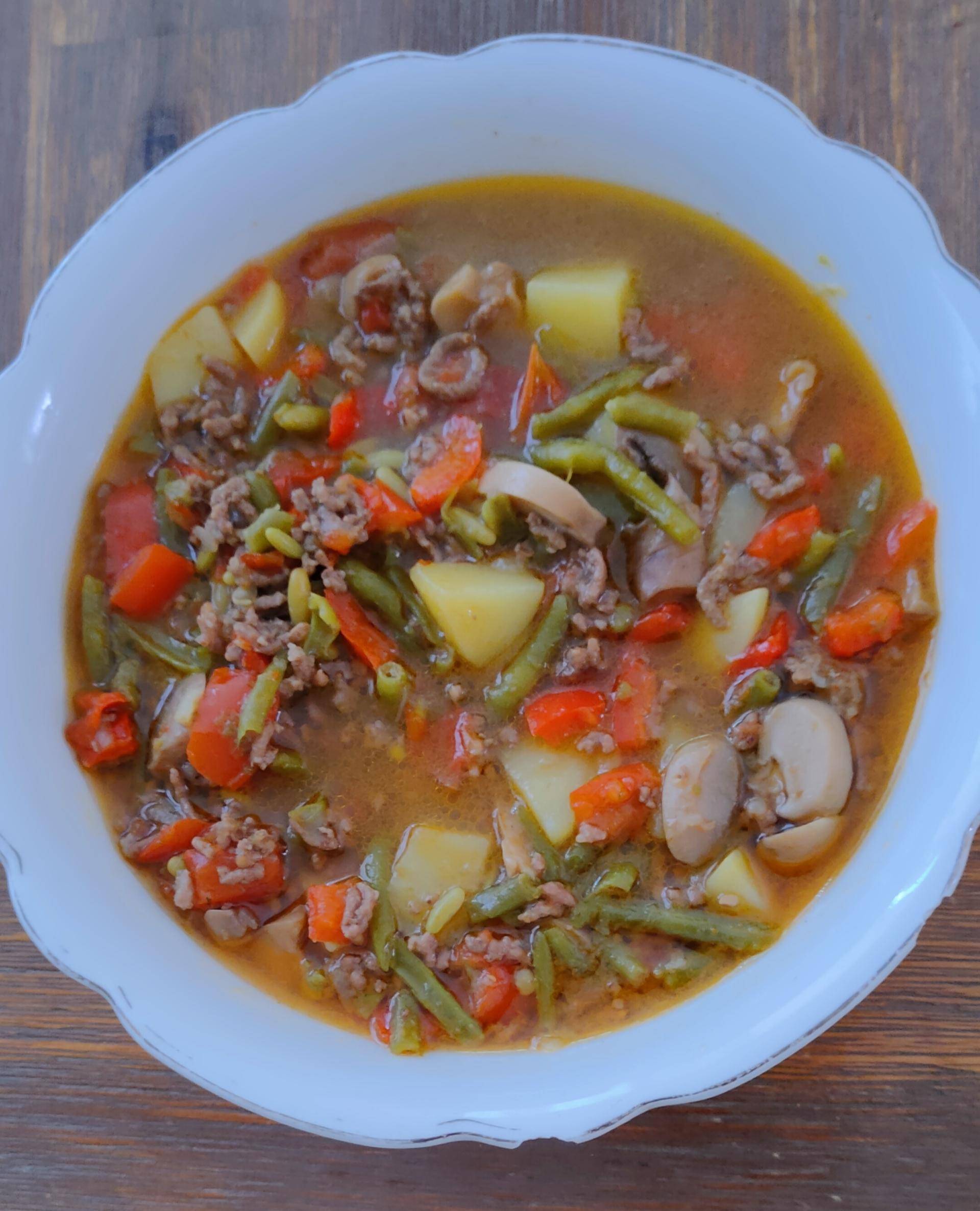 Hackfleischsuppe mit Ajvar - Rezepte Cookeo V3 | Krups