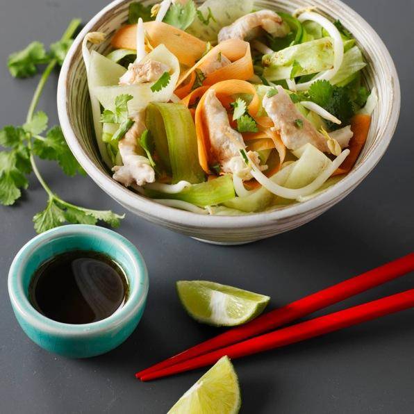 Hähnchensalat nach asiatischer Art - Rezepte Prep & Cook | Krups