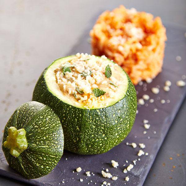 Zucchini Kugeln mit Paprika und Ziegenfrischkäse - Rezepte Prep & Cook | Krups