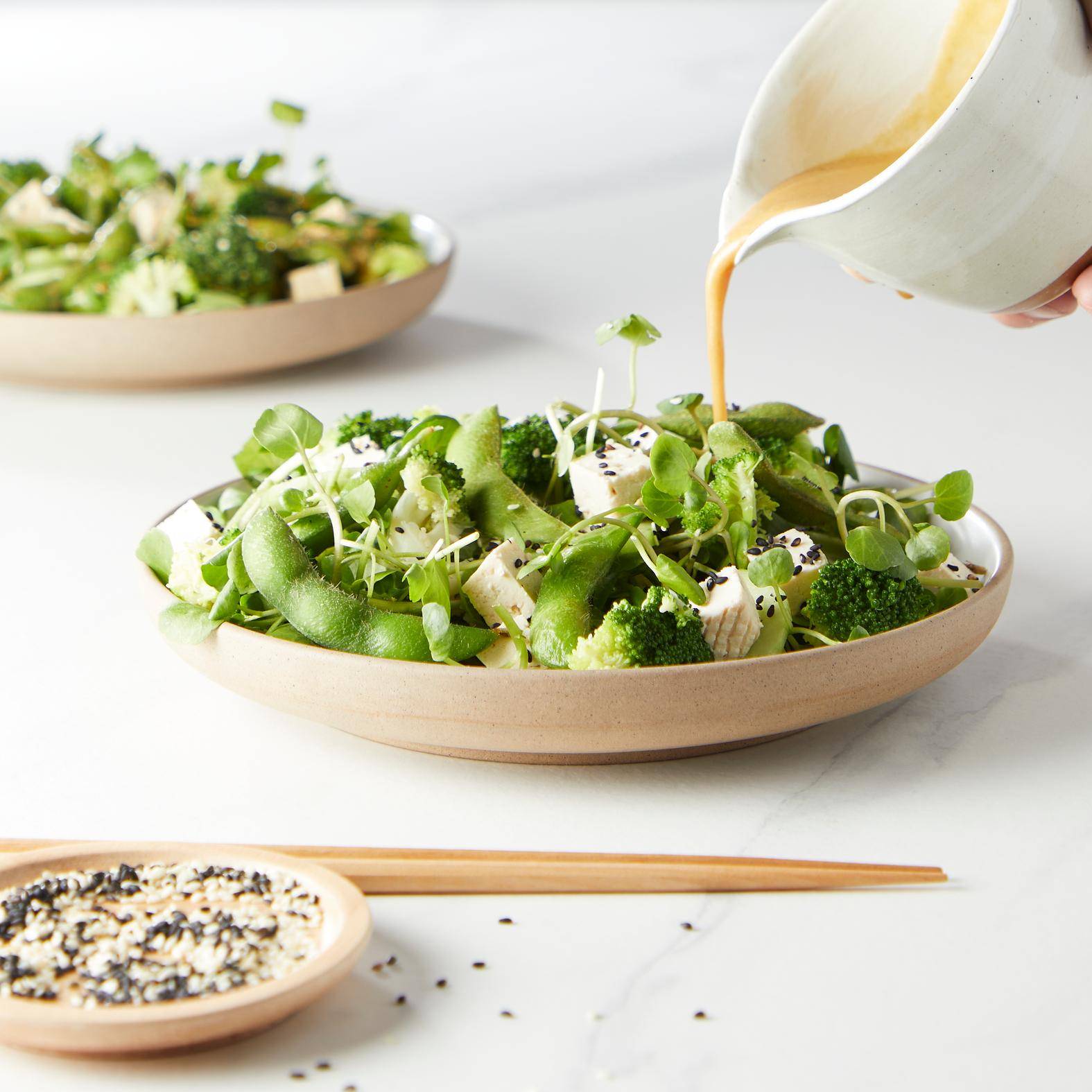 Tofu-Salat mit japanischem Dressing - Rezepte Perfectmix Cook | Krups