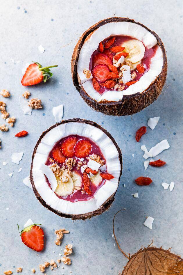 Kokosnuss-Acai-Schale mit Gojibeeren - Rezepte Perfectmix + | Krups