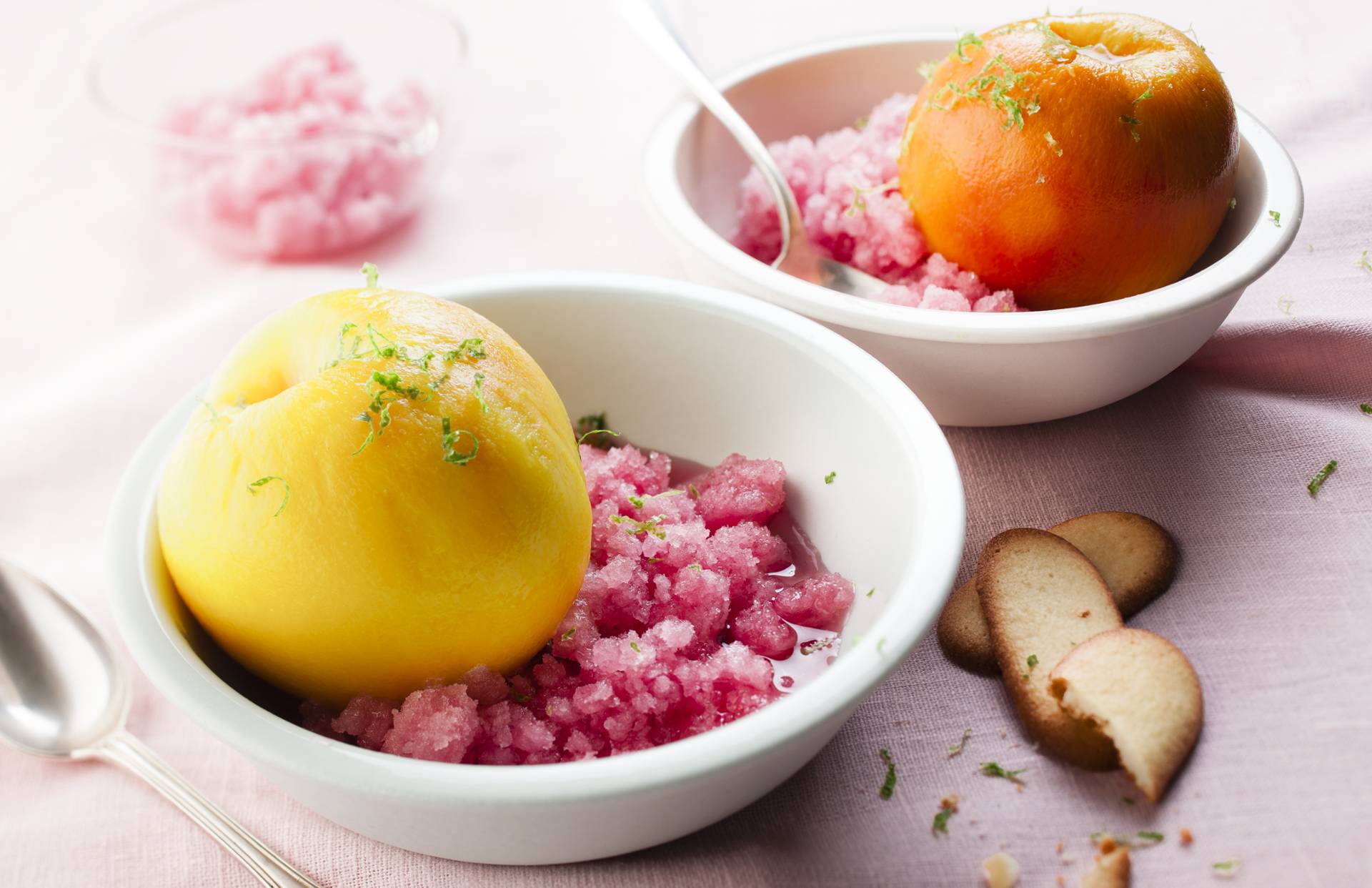 Pfirsich-Riesling-Sorbet - Rezepte Cookeo | Krups