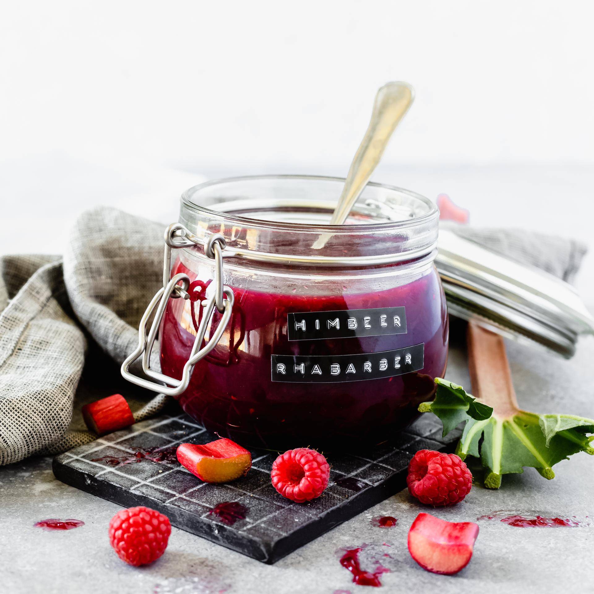 Rhabarber-Himbeer-Konfitüre - Rezepte Prep & Cook | Krups