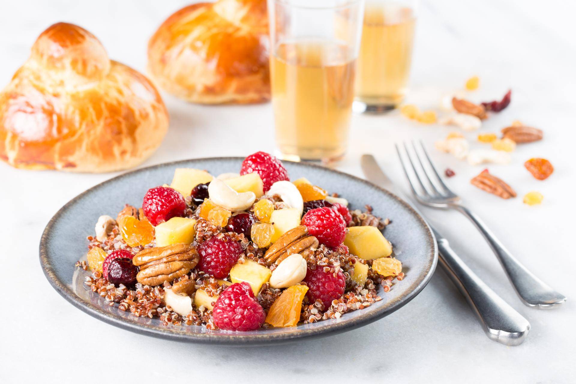 Pfirsich-Quinoa-Salat - Rezepte Cookeo | Krups