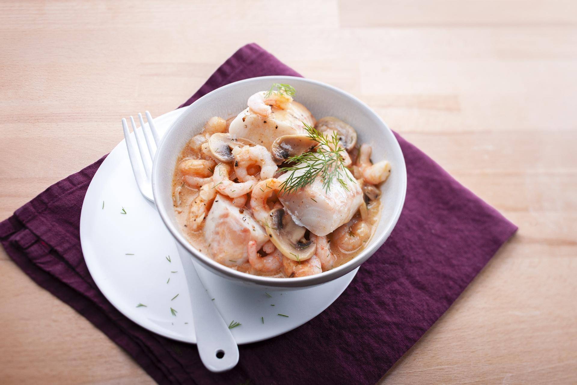 Seelachs mit Shrimps - Rezepte Cookeo | Krups