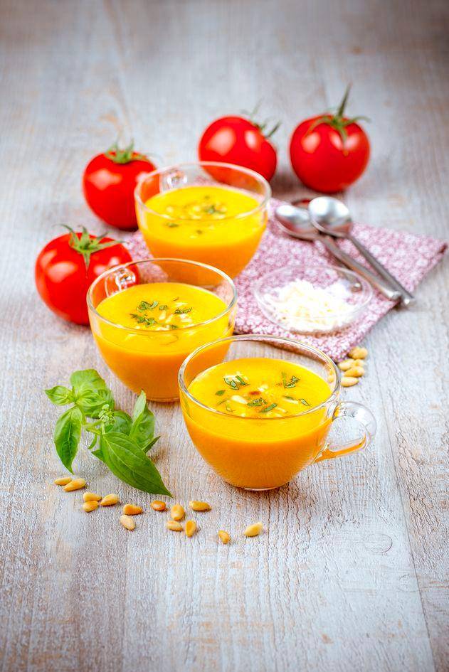 Tomatencremesuppe mit Basilikum - Rezepte Perfectmix Cook | Krups