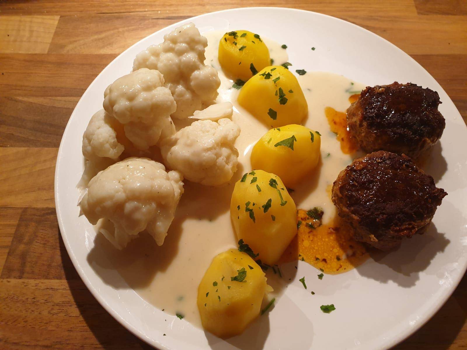 Blumenkohl mit heller Soße und Kartoffeln - Rezepte Prep & Cook | Krups