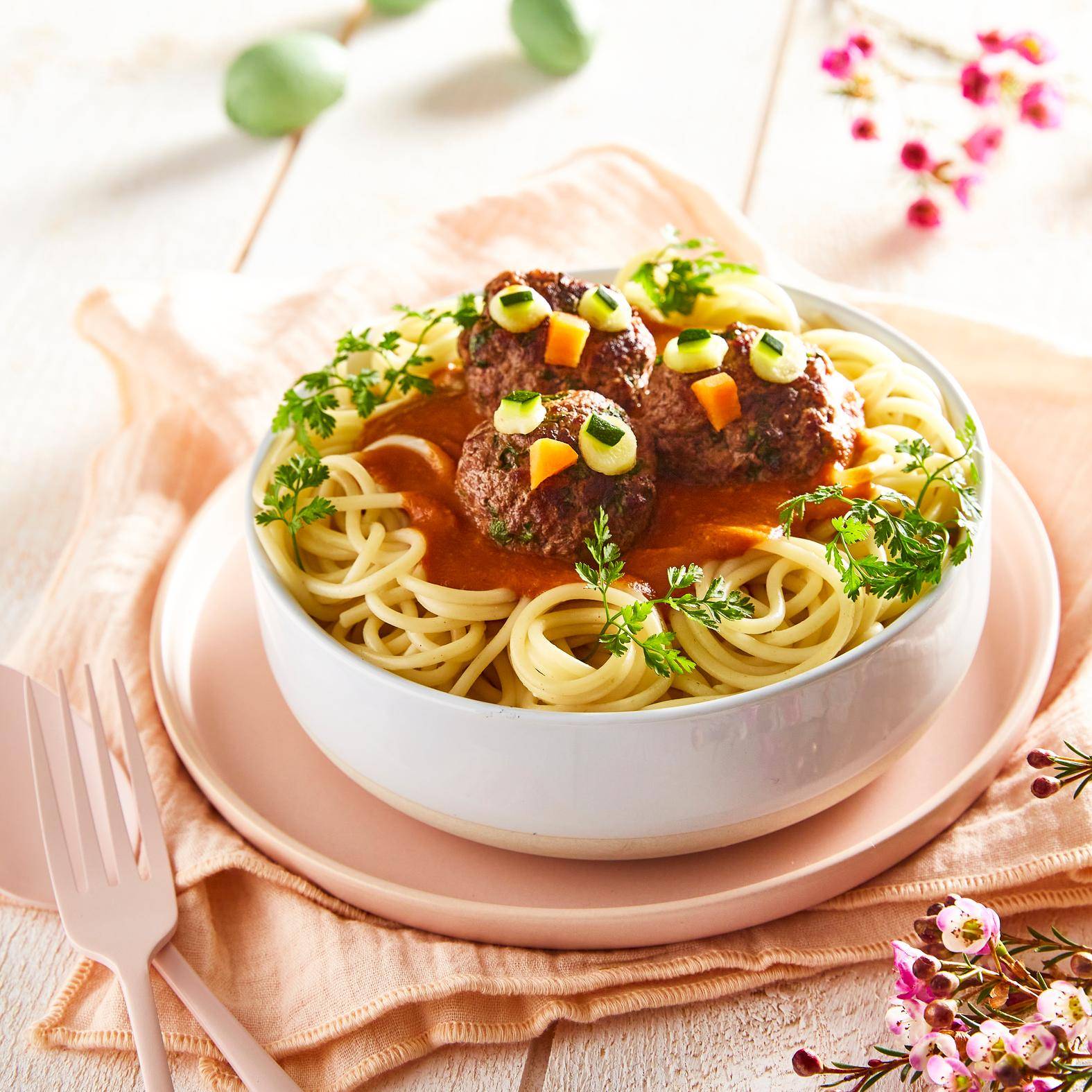 Tomatensauce und Spaghetti-Nester - Rezepte Perfectmix Cook | Krups