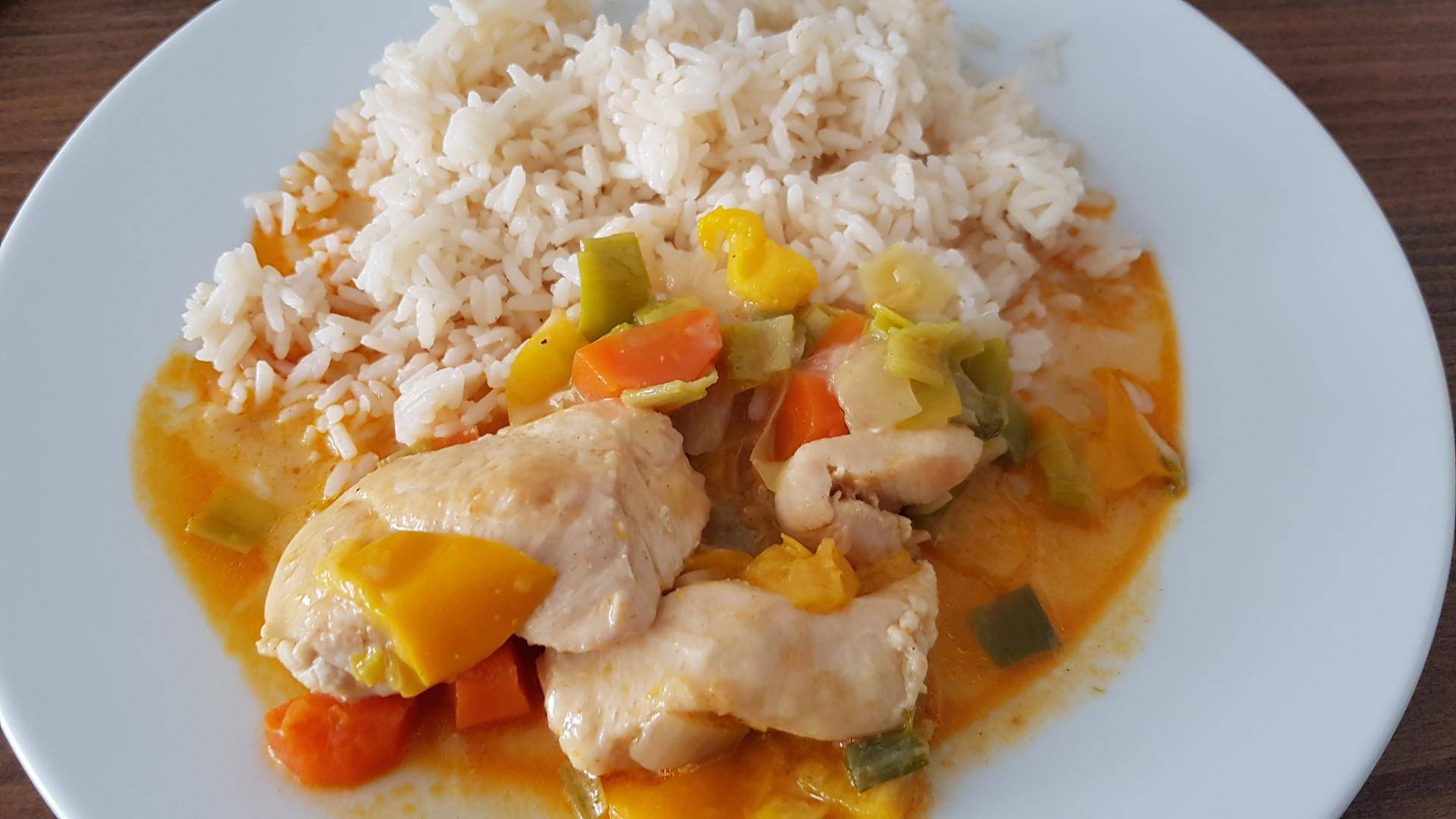 Hähnchencurry mit Reis - Rezepte Cookeo | Krups