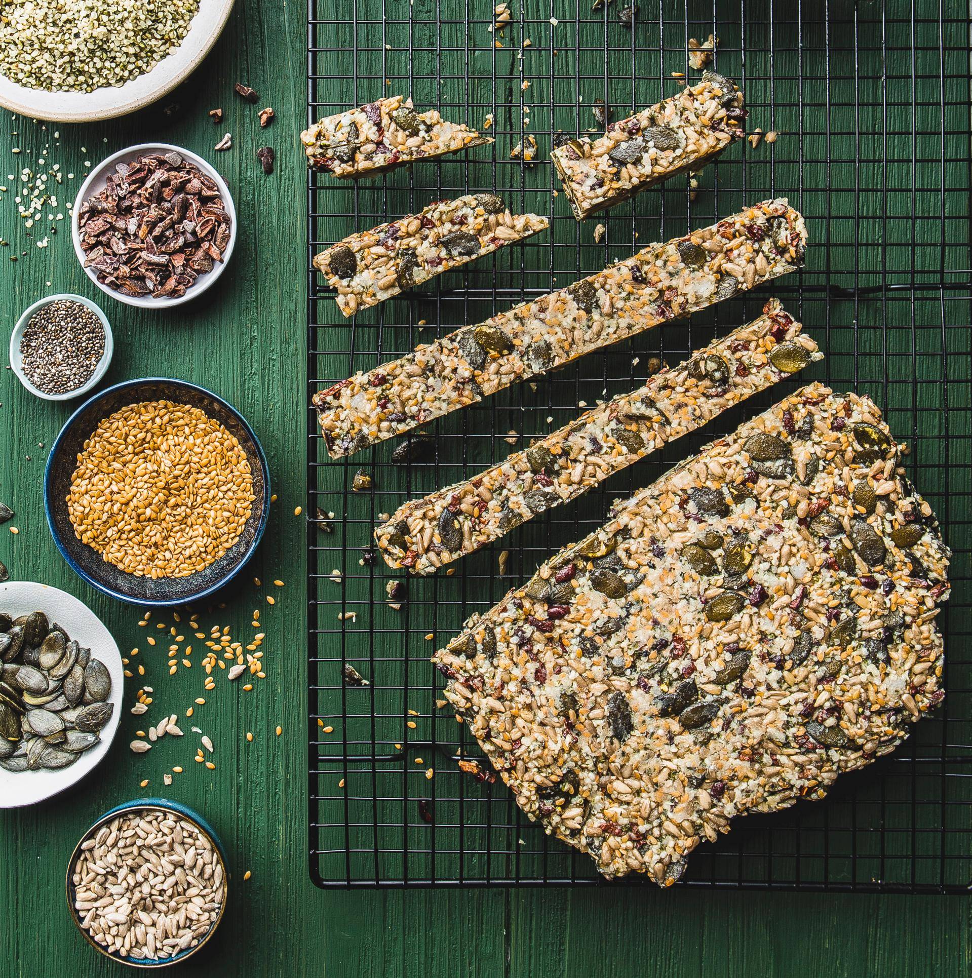 Hanfsamenmüsliriegel - Rezepte Prep & Cook | Krups