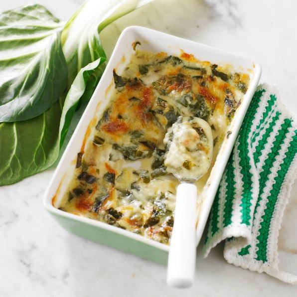 Mangold-Gratin mit Béchamelsauce - Rezepte Prep & Cook | Krups