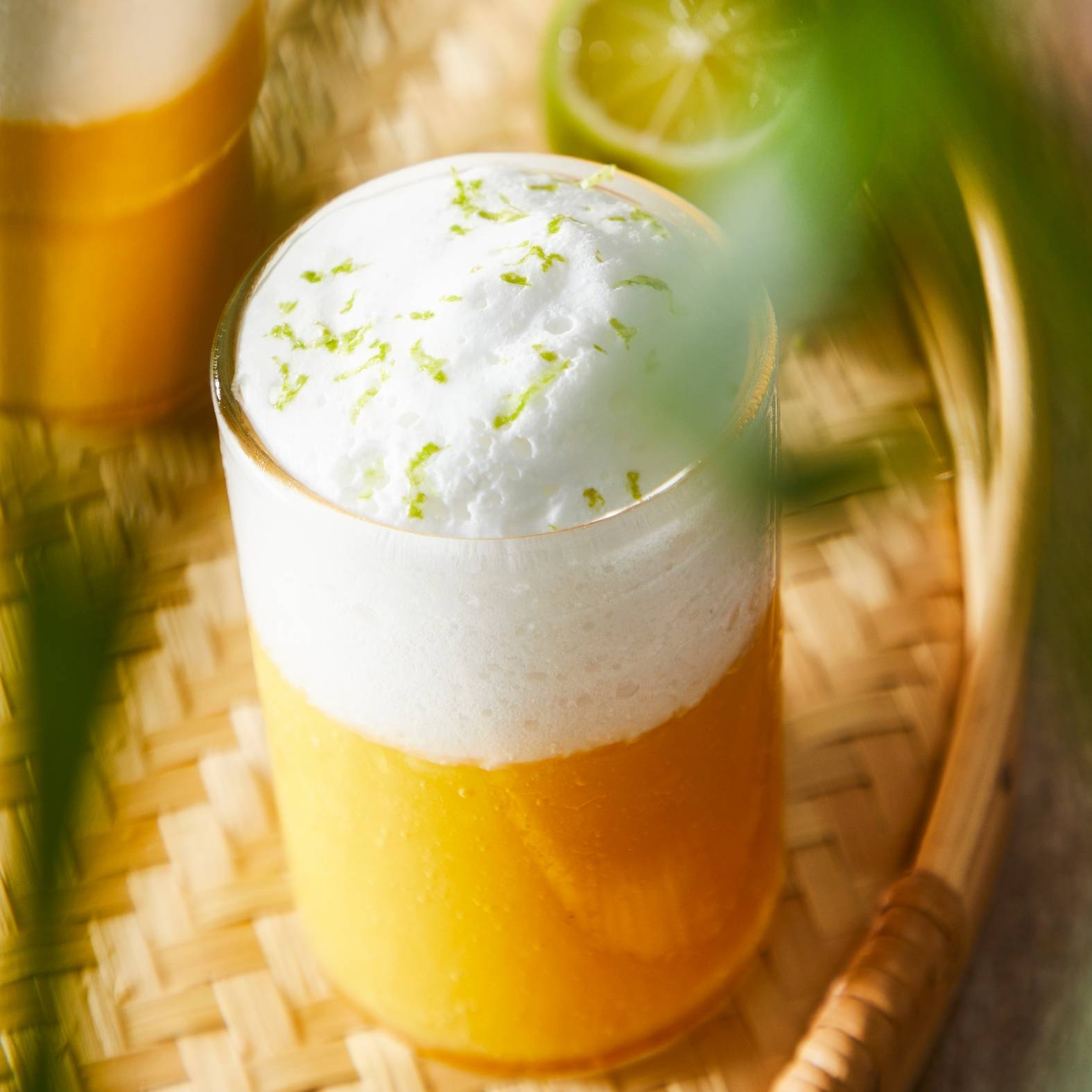 Zwei-farbiger Mango und Kokosnuss Drink - Rezepte Perfectmix Cook | Krups