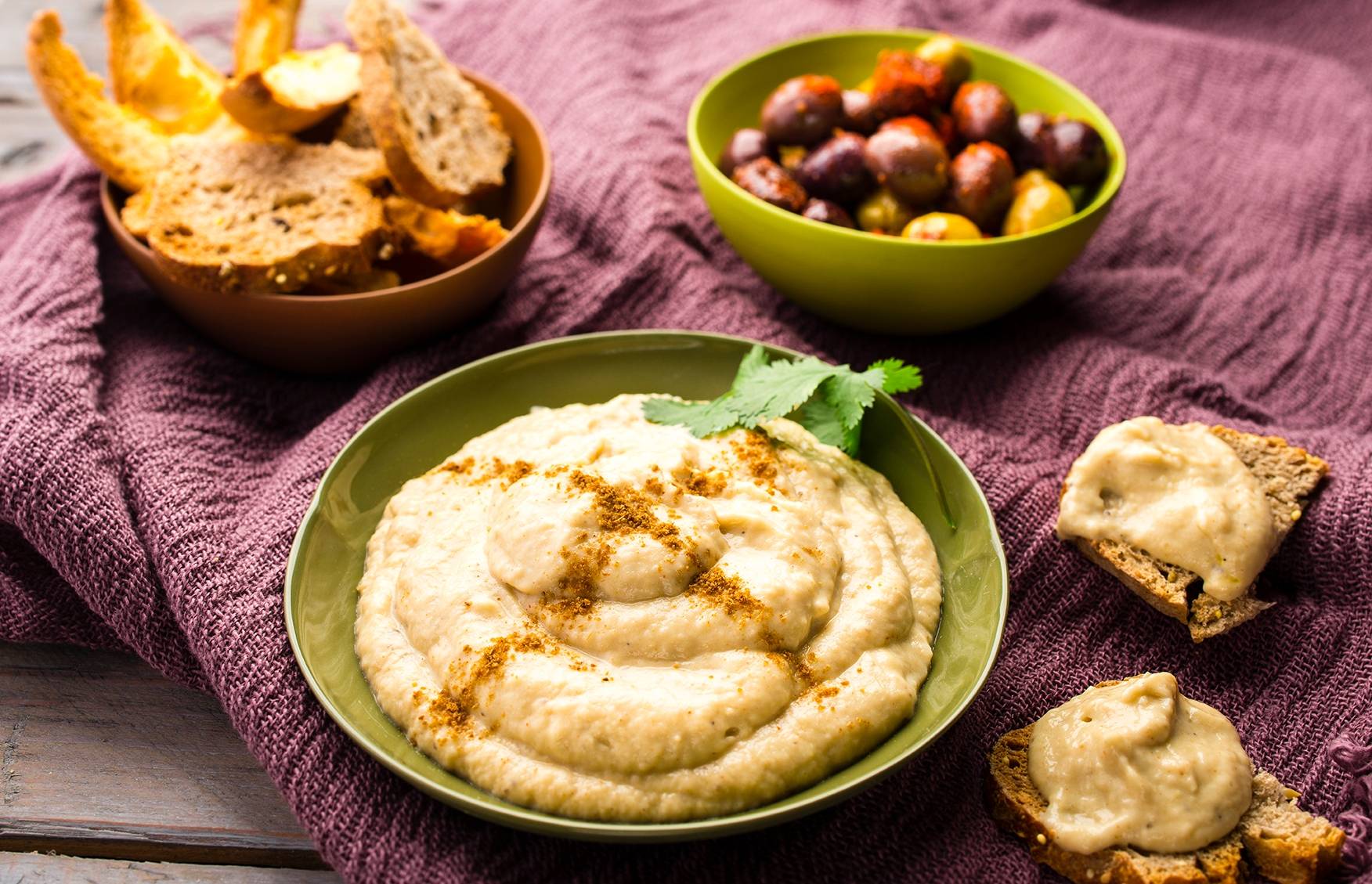 Auberginen-Dip mit Sesamsamen - Rezepte Cookeo | Krups