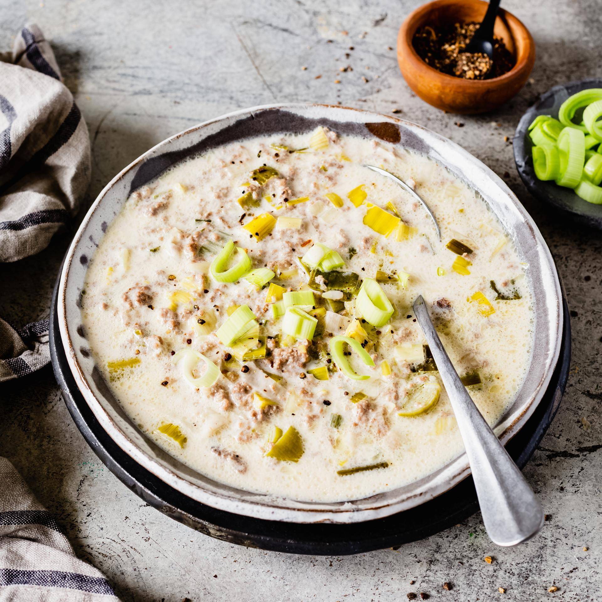 Käse Lauch Suppe - Rezepte Prep & Cook | Krups