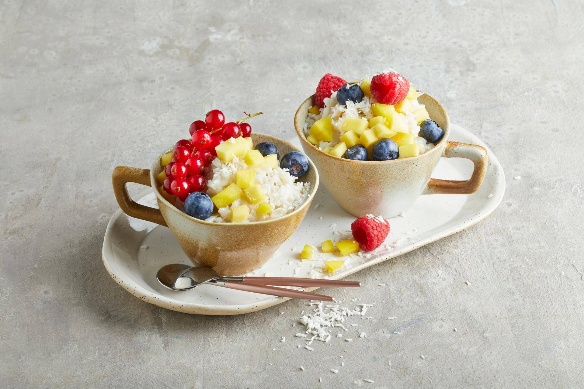 Kokos-Reispudding mit Obst - Rezepte Cookeo | Krups