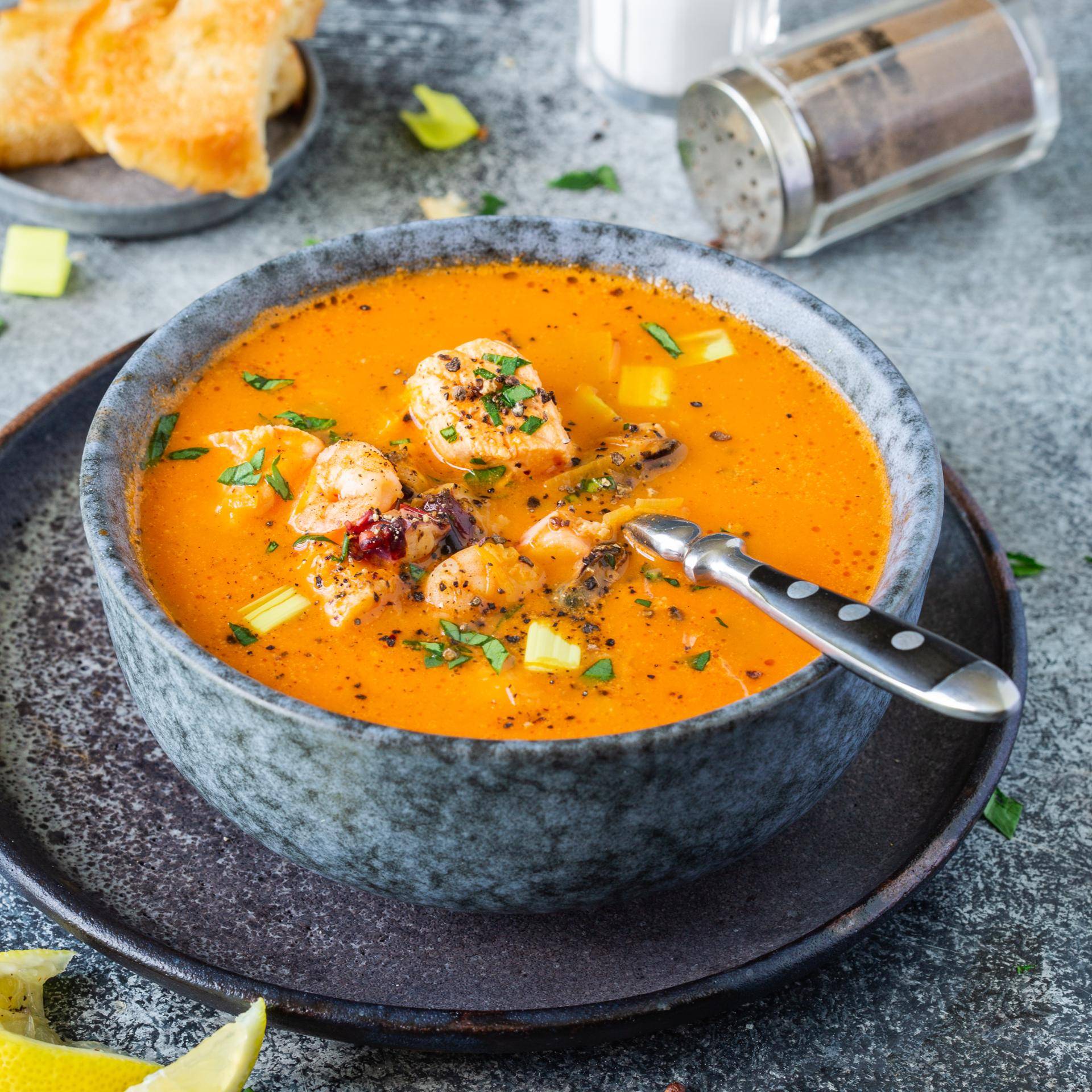 Fischsuppe mit Tomaten - Rezepte Prep & Cook | Krups