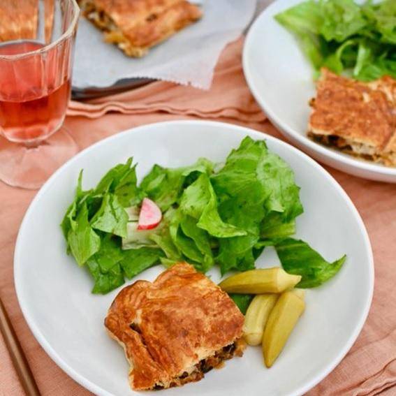 Börek aus Blätterteig mit Spinat-Hackfleisch-Füllung - Rezepte Prep & Cook | Krups