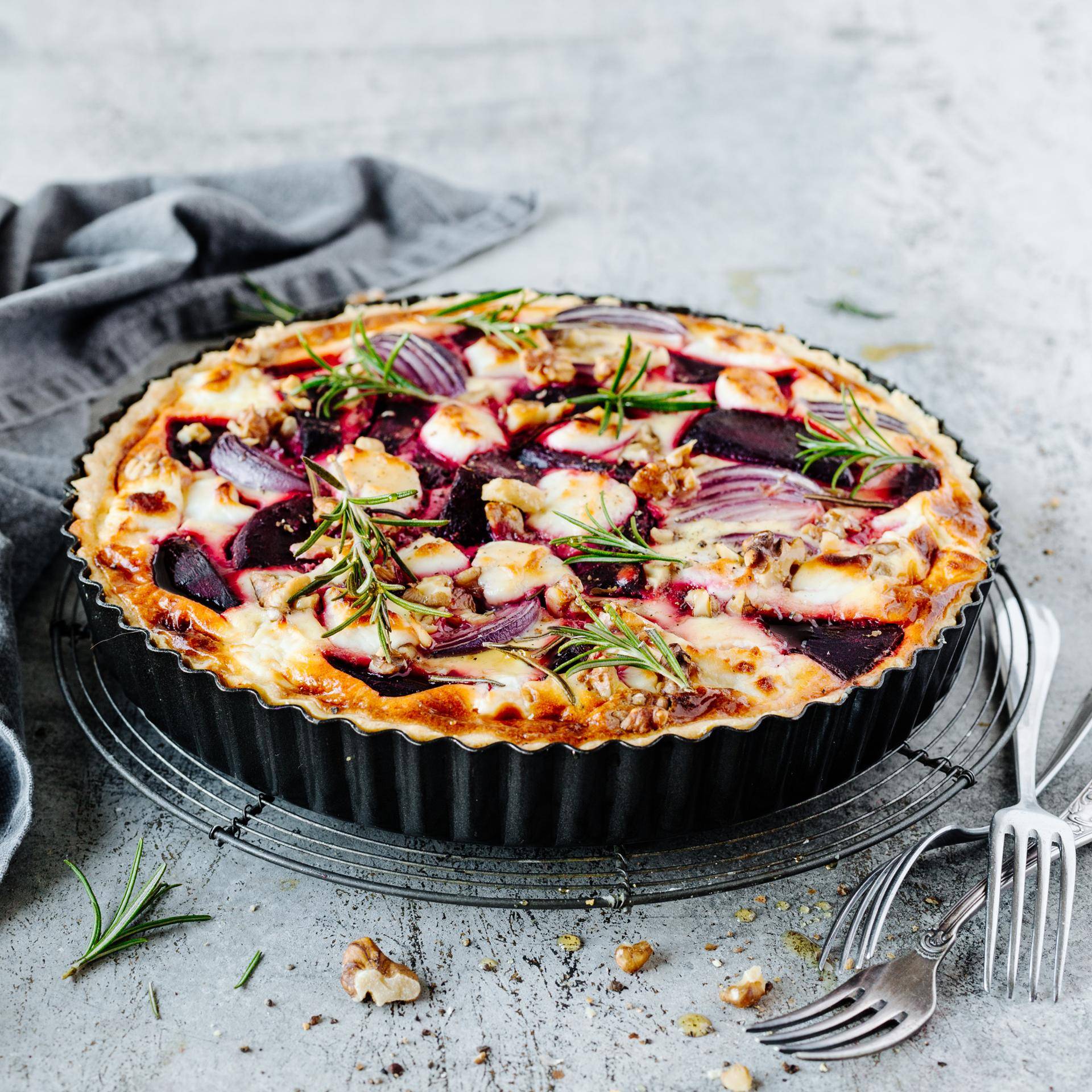 Rote Bete Tarte - Rezepte Prep & Cook | Krups