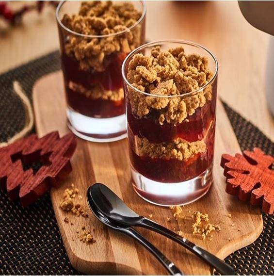 Festlicher Zwetschgencrumble - Rezepte Prep & Cook Connect | Krups