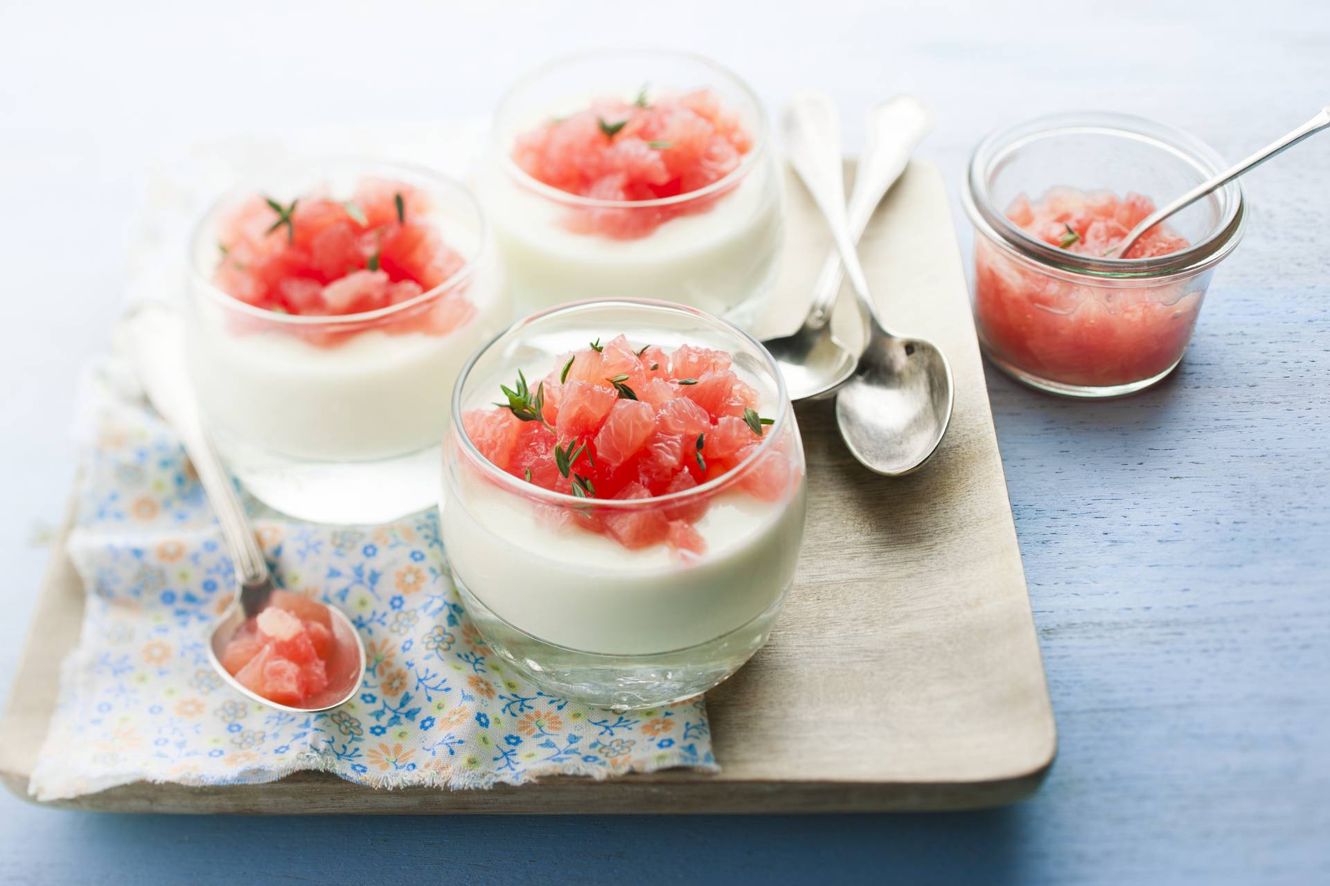 Thymian-Zitrus-Panna Cotta - Rezepte Cookeo | Krups