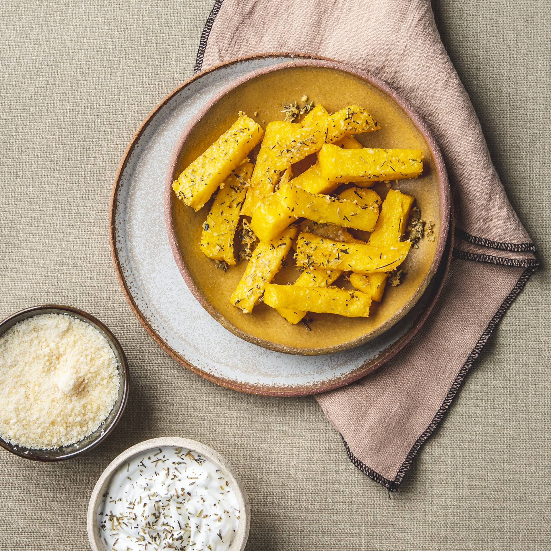 Parmesan Polenta Pommes - Rezepte Cookeo | Krups