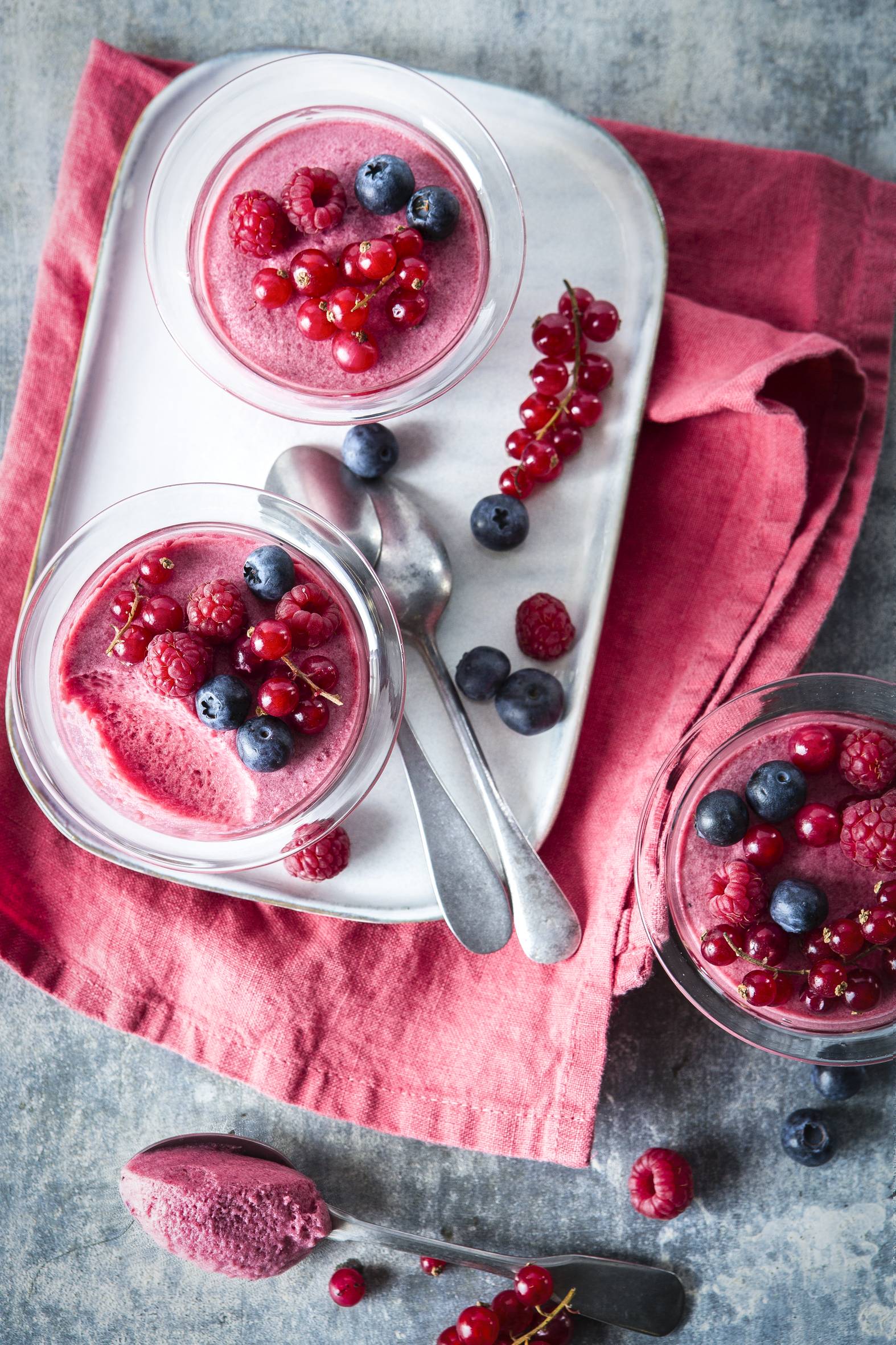 Rote Beeren Mousse - Rezepte undefined | Krups