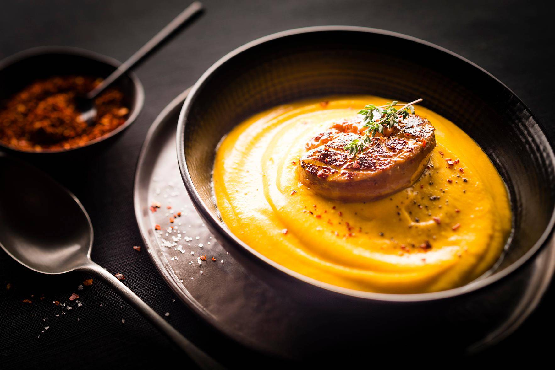 Cremiger Kürbis mit Foie Gras - Rezepte Cookeo | Krups