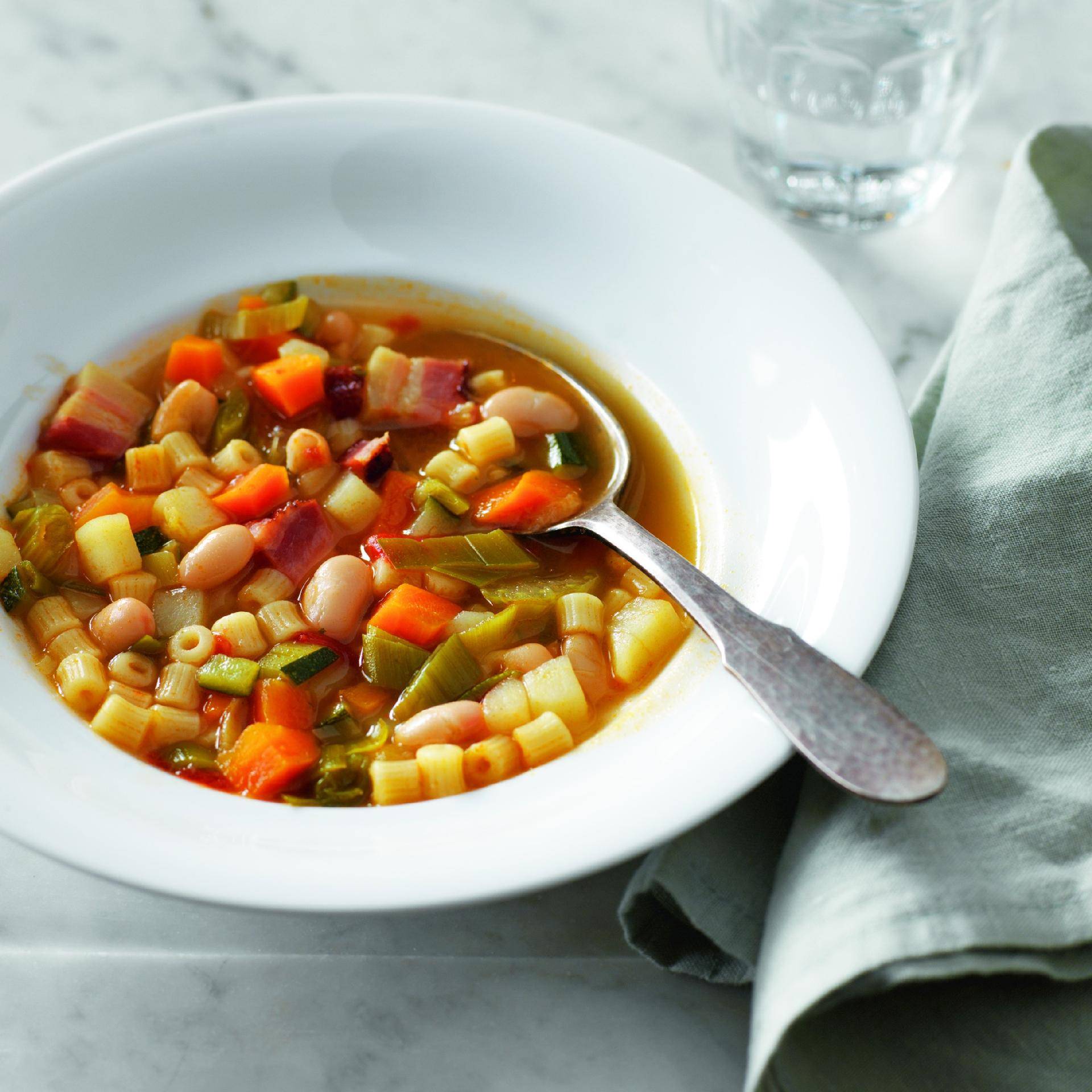 Minestrone - italienische Gemüsesuppe - Rezepte Prep & Cook | Krups
