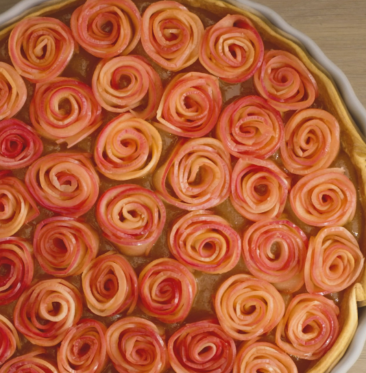 Rosen-Apfelkuchen - Rezepte Kitchen Machines Touch/Touch + | Krups