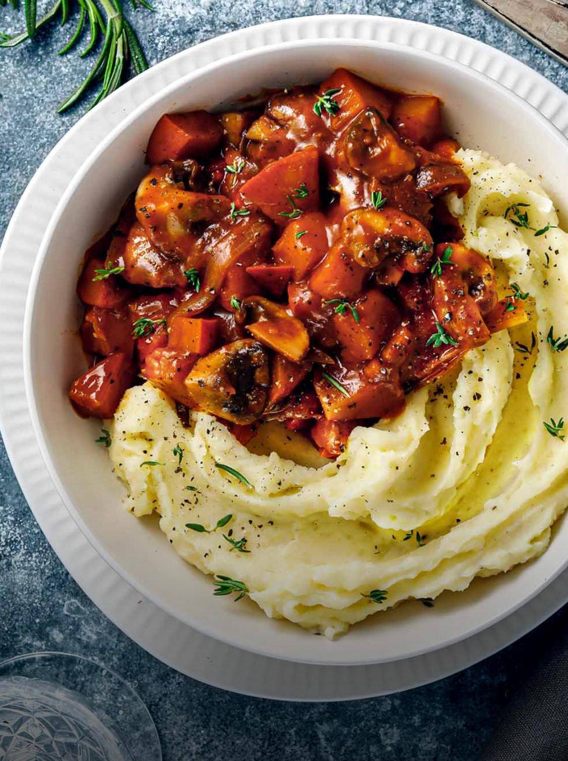 Kürbis-Pilz-Ragout - Rezepte Prep & Cook Connect XL | Krups